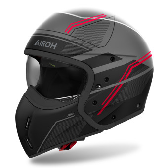 Casque Modulare Crossover Airoh J 110 Slim Red Matt Casque Modulare Crossover Airoh J 110 Slim Red Matt