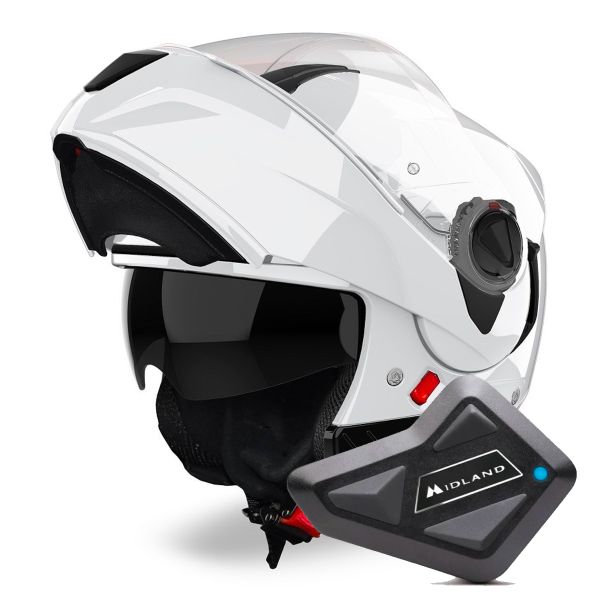 Modulare Apribile Airoh Specktre Color White + Kit Bluetooth BT Mini Modulare Apribile Airoh Specktre Color White + Kit Bluetooth BT Mini