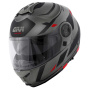 Casque Modulare Apribile Givi X.21 Evo F Number Matt Titanium Black Red