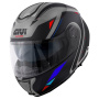 Casque Modulare Apribile Givi X26 Square Matt Grey Black Red Blue