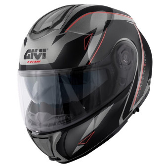 Modulare Apribile Givi X26 Square Matt Titanium Black Red