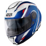 Casque Modulare Apribile Givi X26 Square Metal White Blue Red
