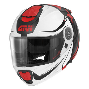 Modulare Apribile Givi X27 Dimension Matt Black White Red