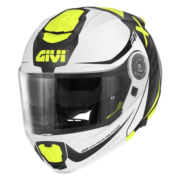 Modulare Apribile Givi X27 Dimension Matt Black White Yellow