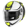 Casque Modulare Apribile Givi X27 Dimension Matt Black White Yellow