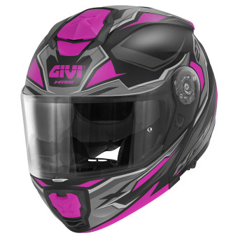 Modulare Apribile Givi X27 Sector Matt Black Titanium Fuchsia