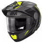 Casque Modulare Apribile Givi X27 Tourer Graphic  Matt Titanium Yellow