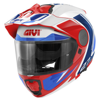 Modulare Apribile Givi X27 Tourer Graphic White Blue Red