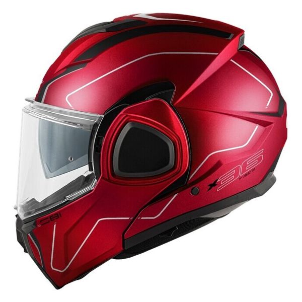 Givi X36 Fiber Pulse Bordeaux Black Silver
