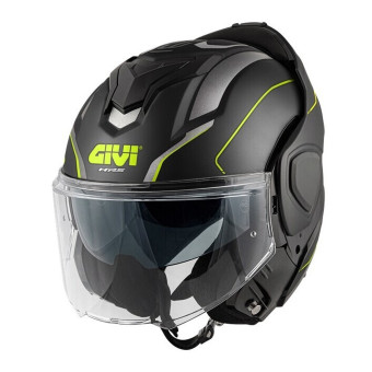 Givi X36 Fiber Pulse Nero opaco Argento giallo