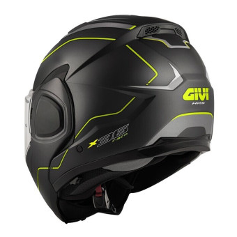 Givi X36 Fiber Pulse Nero opaco Argento giallo