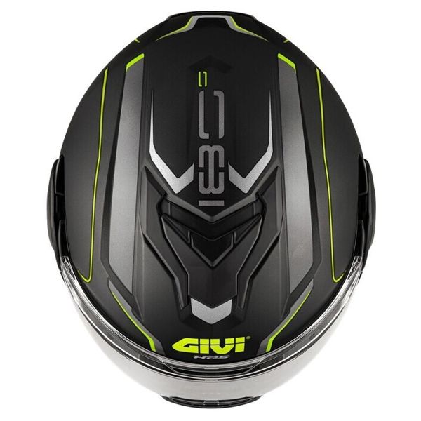 Givi X36 Fiber Pulse Nero opaco Argento giallo