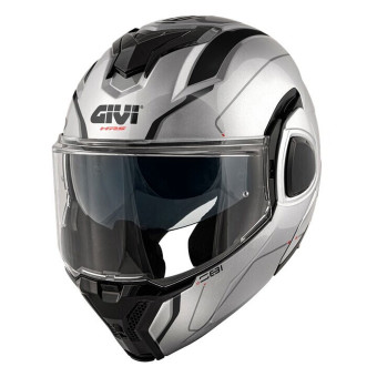 Casque Modulare Apribile Givi X36 Fiber Pulse Silver Black Grey Casque Modulare Apribile Givi X36 Fiber Pulse Silver Black Grey