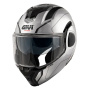 Casque Modulare Apribile Givi X36 Fiber Pulse Silver Black Grey