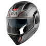 Casque Modulare Apribile Givi X36 Fiber Pulse Titanio Nero Rosso