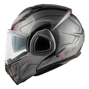Givi X36 Fiber Pulse Titanio Nero Rosso