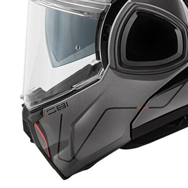 Givi X36 Fiber Pulse Titanio Nero Rosso