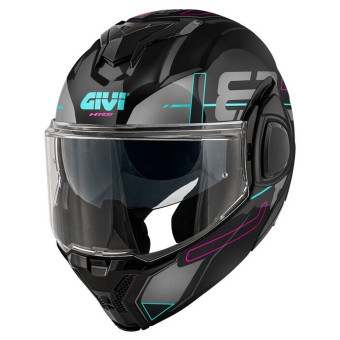 Casque Modulare Apribile Givi X36 Vertigo Black Fuchsia Casque Modulare Apribile Givi X36 Vertigo Black Fuchsia