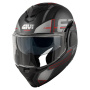 Casque Modulare Apribile Givi X36 Vertigo Matt Black Red