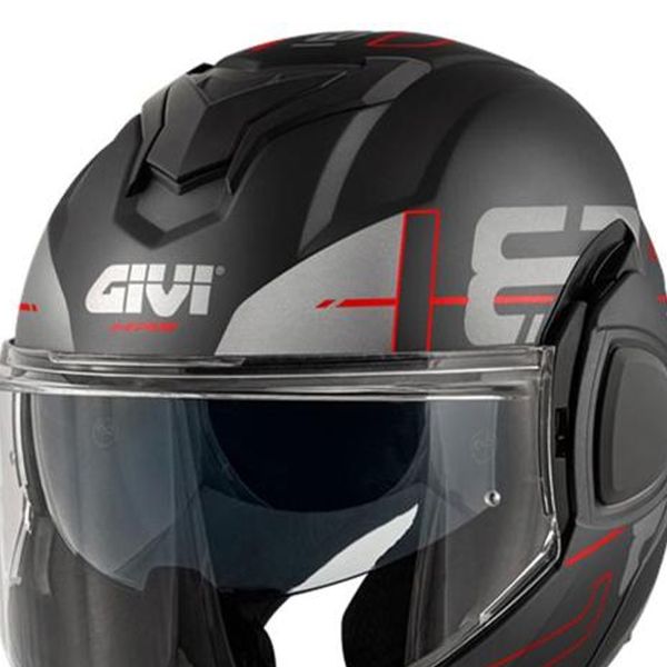 Givi X36 Vertigo Matt Black Red
