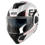 Casque Modulare Apribile Givi X36 Vertigo White Black Red