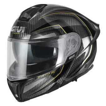 Casque Modulare Apribile Givi X50 Carbon Black Gold Casque Modulare Apribile Givi X50 Carbon Black Gold