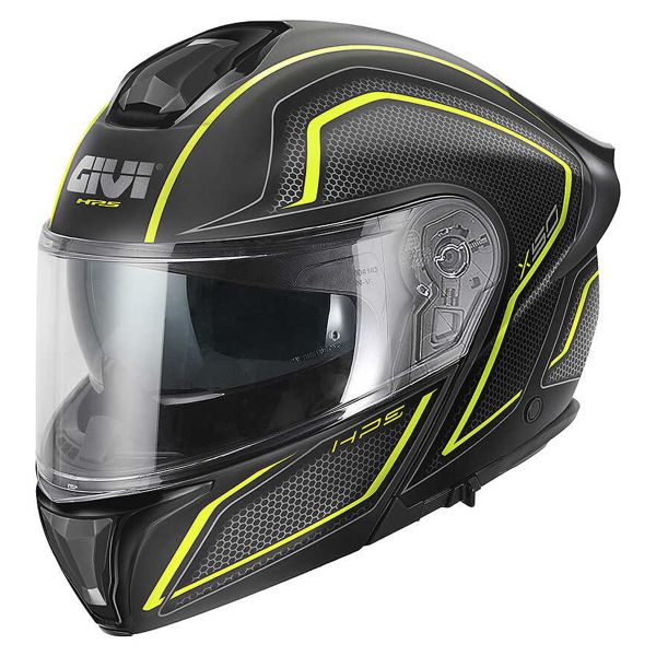 Modulare Apribile Givi X50 Fiber Hologram Matt Black Titanium Yellow