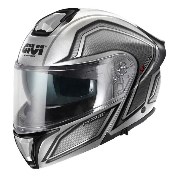 Modulare Apribile Givi X50 Fiber Hologram Silver Black Metal Titanium Red