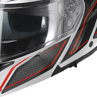 Givi X50 Fiber Hologram White Black Red