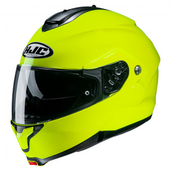 Casque Modulare Apribile HJC C91 Fluo Green Casque Modulare Apribile HJC C91 Fluo Green