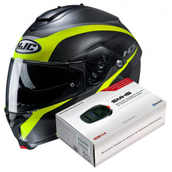 Modulare Apribile HJC C91 Taly MC4HSF + Kit Bluetooth SMH5 Solo