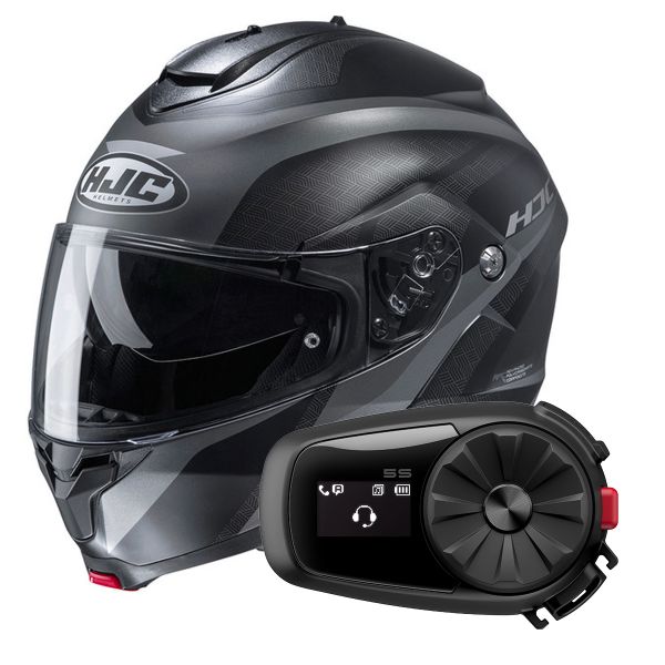Modulare Apribile HJC C91 Taly MC5SF + Kit Bluetooth 5S Solo