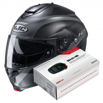 Modulare Apribile HJC C91 Taly MC5SF + Kit Bluetooth SMH5 Solo