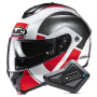 Casque Modulare Apribile HJC C91N Jyn MC1 + Kit Bluetooth BT Mini