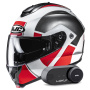 Casque Modulare Apribile HJC C91N Jyn MC1 + Kit Bluetooth Lokui K30