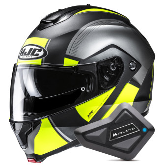 Modulare Apribile HJC C91N Jyn MC3HSF + Kit Bluetooth BT Mini