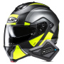 Casque Modulare Apribile HJC C91N Jyn MC3HSF + Kit Bluetooth BT Mini