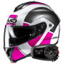 Casque Modulare Apribile HJC C91N Jyn MC8 + Kit Bluetooth 5S Solo
