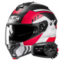 Casque Modulare Apribile HJC C91N Kaon MC1SF + Kit Bluetooth 5S Solo