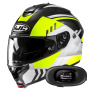 Casque Modulare Apribile HJC C91N Kaon MC3H + Kit bluetooth 5R Lite Solo