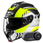 Casque Modulare Apribile HJC C91N Kaon MC3H + Kit Bluetooth Lokui K30