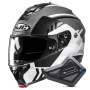 Casque Modulare Apribile HJC C91N Kaon MC5 + Kit Bluetooth BT Mini