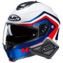 Casque Modulare Apribile HJC C91N Nepos MC21 + Kit Bluetooth BT Mini
