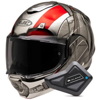 Casque Modulare Apribile HJC F100 Antman Marvel MC1 + Kit Bluetooth BT Mini Casque Modulare Apribile HJC F100 Antman Marvel MC1 + Kit Bluetooth BT Mini