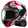 Casque Modulare Apribile HJC F100 Bios MC1 + Kit Bluetooth 5S Solo