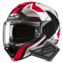 Casque Modulare Apribile HJC F100 Bios MC1 + Kit Bluetooth BT Mini
