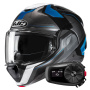 Casque Modulare Apribile HJC F100 Bios MC2 + Kit Bluetooth 5S Solo