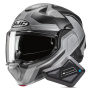 Casque Modulare Apribile HJC F100 Bios MC5SF + Kit Bluetooth BT Mini