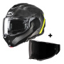 Casque Modulare Apribile HJC F100 Carbon Stan MC3H + visiera Dark Smoke