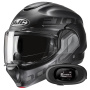 Casque Modulare Apribile HJC F100 Hetal MC5SF + Kit bluetooth 5R Lite